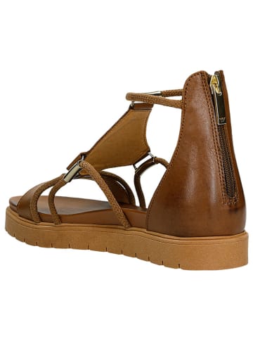 Wojas Leren sandalen bruin