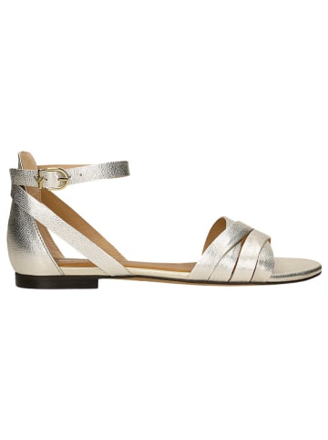 Wojas Leren sandalen goudkleurig