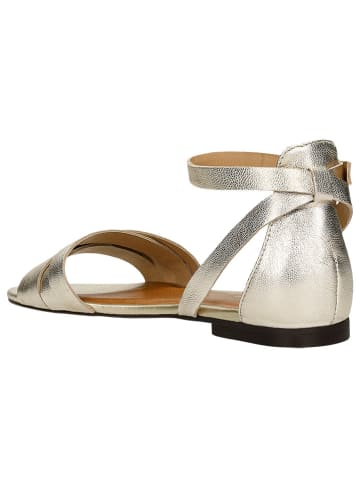 Wojas Leren sandalen goudkleurig