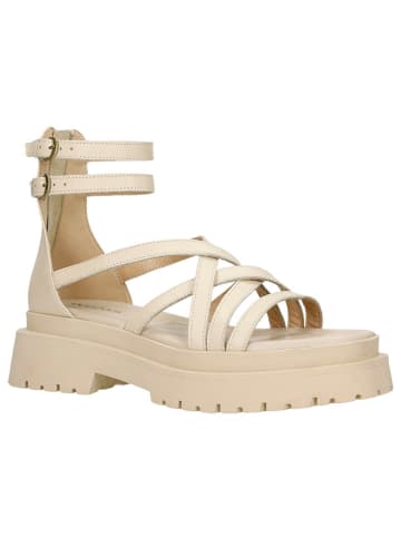 Wojas Leder-Sandalen in Beige