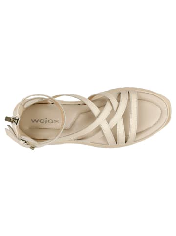 Wojas Leder-Sandalen in Beige