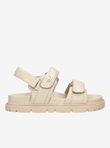Wojas Leder-Sandalen in Beige