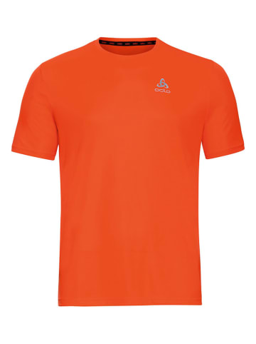 Odlo Koszulka "Essential Flyer" w kolorze pomarańczowym do biegania