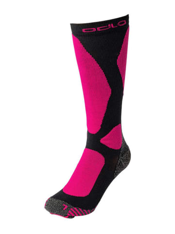 Odlo Funktionssocken "PrimaLoft Pro" in Schwarz/ Pink
