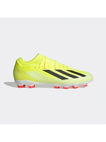 adidas Leder-Fußballschuhe "X CRAZYFAST LEAGUE MG" in Gelb