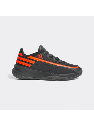 adidas Buty "FRONT COURT" w kolorze czarno-pomarańczowym do koszykówki