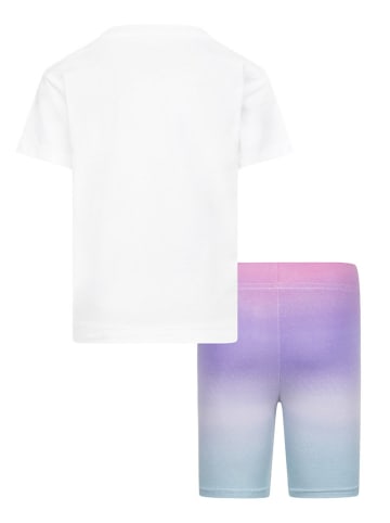 Converse 2-delige outfit wit/paars