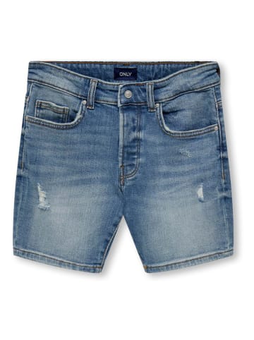 KIDS ONLY Jeans-Shorts "Edge" in Blau