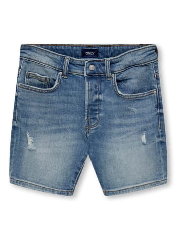 KIDS ONLY Spijkershort "Edge" blauw