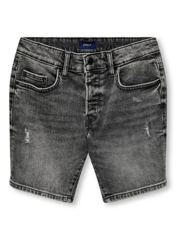 KIDS ONLY Spijkershort "Edge" antraciet