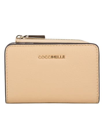 COCCINELLE Leren pasetui beige - (B)12 x (H)8 cm