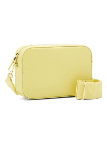 COCCINELLE Skórzana torebka w kolorze żółtym - 19 x 13 cm