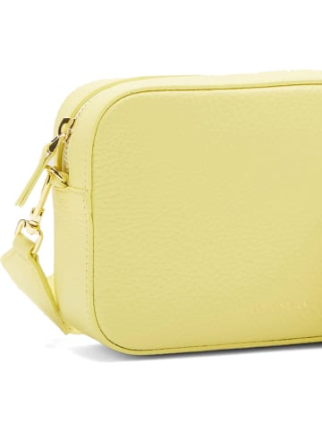 COCCINELLE Leder-Umhängetasche in Gelb - (B)19 x (H)13 cm