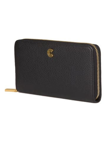 COCCINELLE Leren portemonnee zwart - (B)19 x (H)10,5 cm