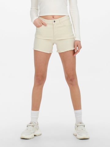 ONLY Jeans-Shorts in Creme