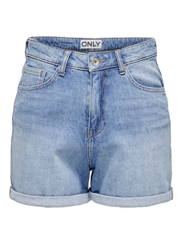 ONLY Spijkershort lichtblauw