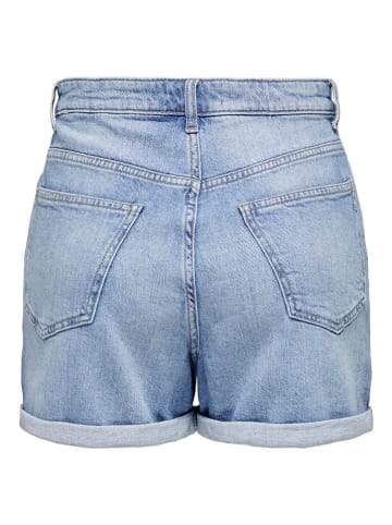 ONLY Spijkershort lichtblauw
