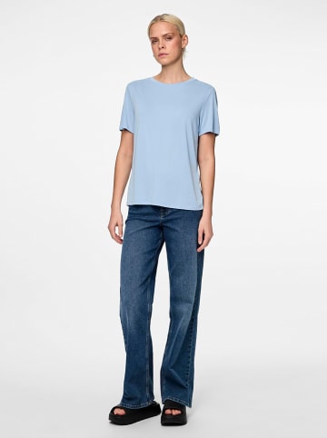 Pieces Shirt in Hellblau