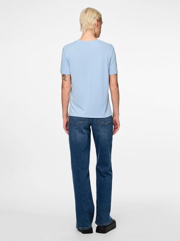 Pieces Shirt in Hellblau