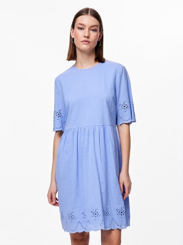 Pieces Jurk blauw