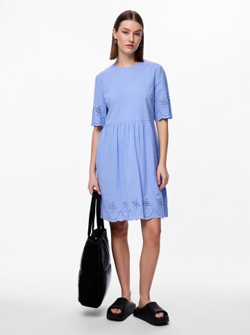 Pieces Jurk blauw
