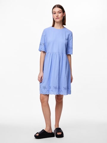 Pieces Jurk blauw