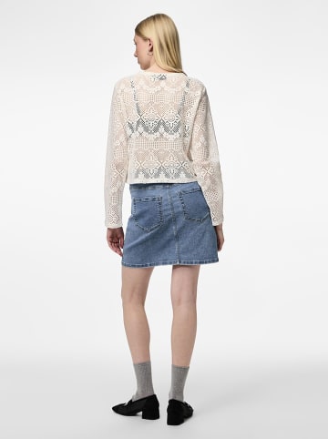 Pieces Cardigan in Creme