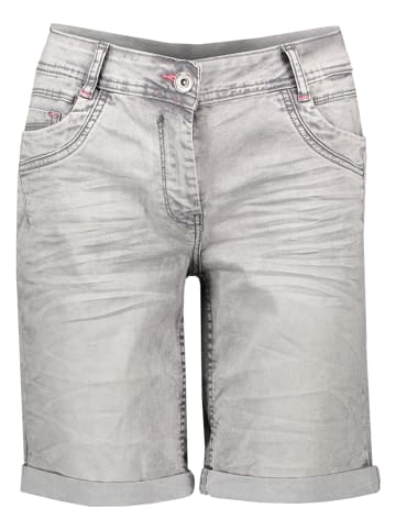 Cecil Jeans-Bermudas "Scarlett" in Hellgrau