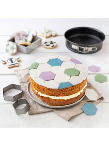 Zenker Foremki (4 szt.) "Hexagon" w kolorze srebrnym do wycinania