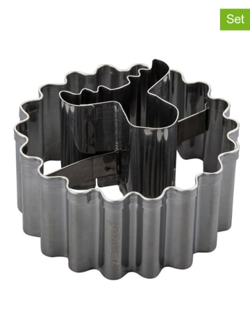 Zenker 2er-Set: Ausstechformen in Silber - Ø 5,4 cm