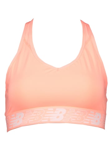 New Balance Biustonosz sportowy "Pace Bra 3.0" w kolorze pomarańczowym