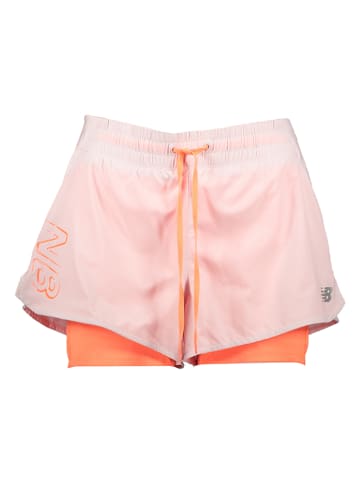 New Balance Hardloopshort "Impact Run 2In1" oranje