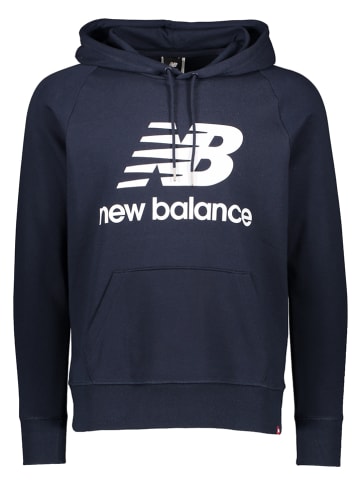 New Balance Hoodie "Essentials" donkerblauw