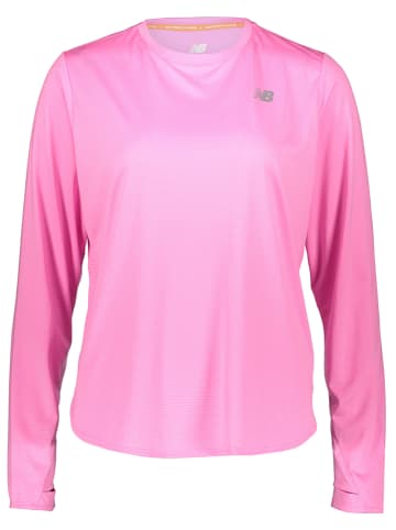 New Balance Koszulka "Accelerate" w kolorze różowym do biegania