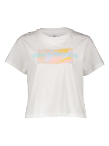 New Balance Koszulka "Athletics Mystic Minerals" w kolorze białym