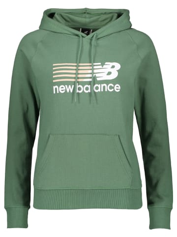 New Balance Bluza "Classic" w kolorze zielonym