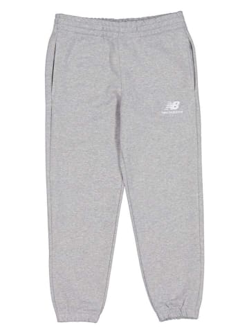 New Balance Spodnie dresowe w kolorze jasnoszarym