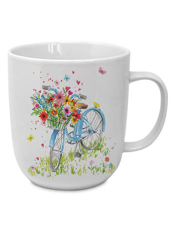 ppd Mok "Ride My Bike" wit/lichtblauw - 400 ml
