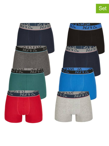 Phil & Co. Berlin 8er-Set: Boxershorts in Bunt