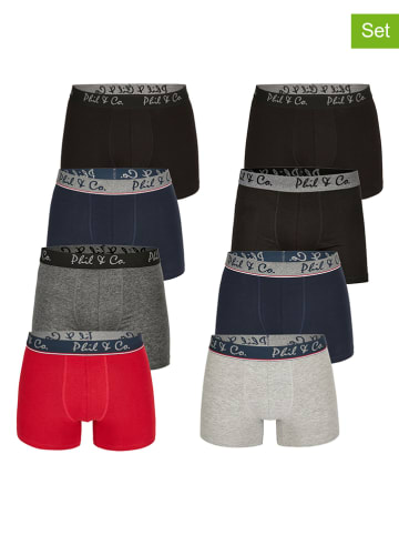 Phil & Co. Berlin 8er-Set: Boxershorts in Bunt