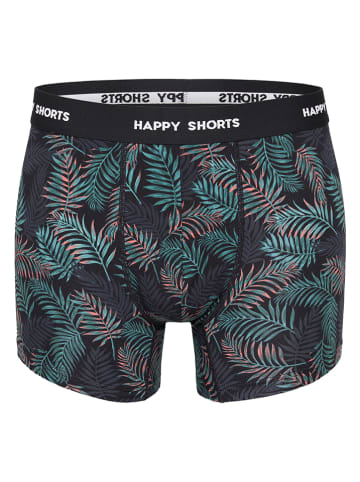 Happy Shorts 3er-Set: Boxershorts in Schwarz/ Grün