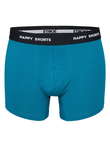 Happy Shorts 3er-Set: Boxershorts in Grau/ Schwarz/ Blau
