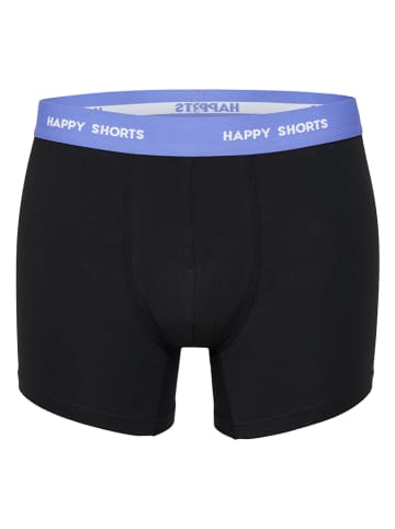 Happy Shorts 2er-Set: Boxershorts in Schwarz/ Lila