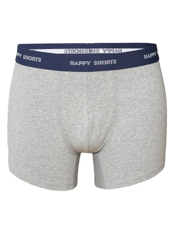 Happy Shorts Bokserki (3 pary) w kolorze niebieskim i szarym