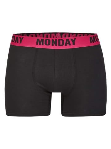Happy Shorts 7er-Set: Boxershorts in Schwarz/ Bunt