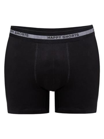 Happy Shorts Bokserki (7 par) w kolorze czarnym ze wzorem