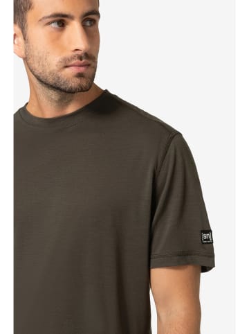 super.natural Functioneel shirt "Sierra 140" bruin