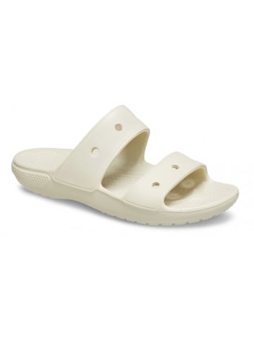 Crocs Klapki "Classic Crocs" w kolorze kremowym