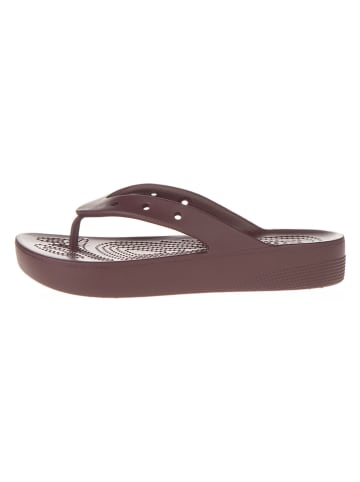 Crocs Teenslippers bruin