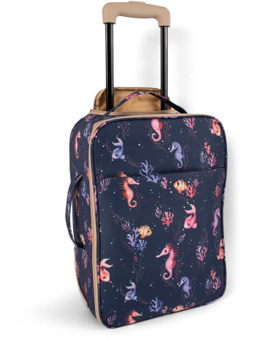 Filibabba Reisekoffer "Rainbow Reef" in Dunkelblau - (B)30 x (H)40 x (T)15 cm